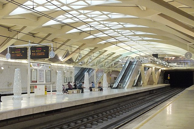 Estación de la Alameda diseñada por Santiago Calatrava