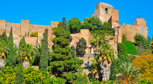 Vistas de la Alcazaba de Málaga