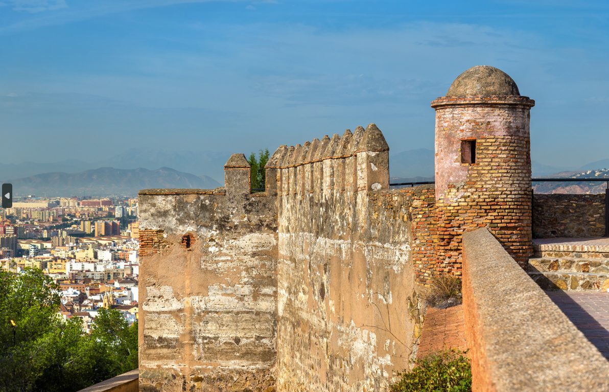 Castillo de Gibralfaro en Málaga
