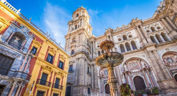 Fachada de la Catedral de Málaga