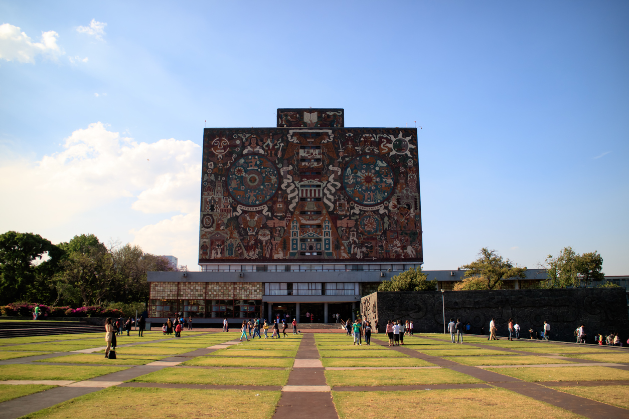 Biblioteca Central de la UNAM, en México