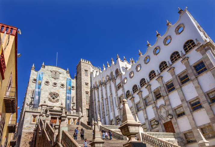 Escalinatas de la Universidad de Guanajuato