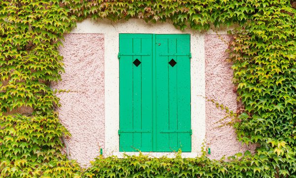 Ventana pintoresca en Giverny
