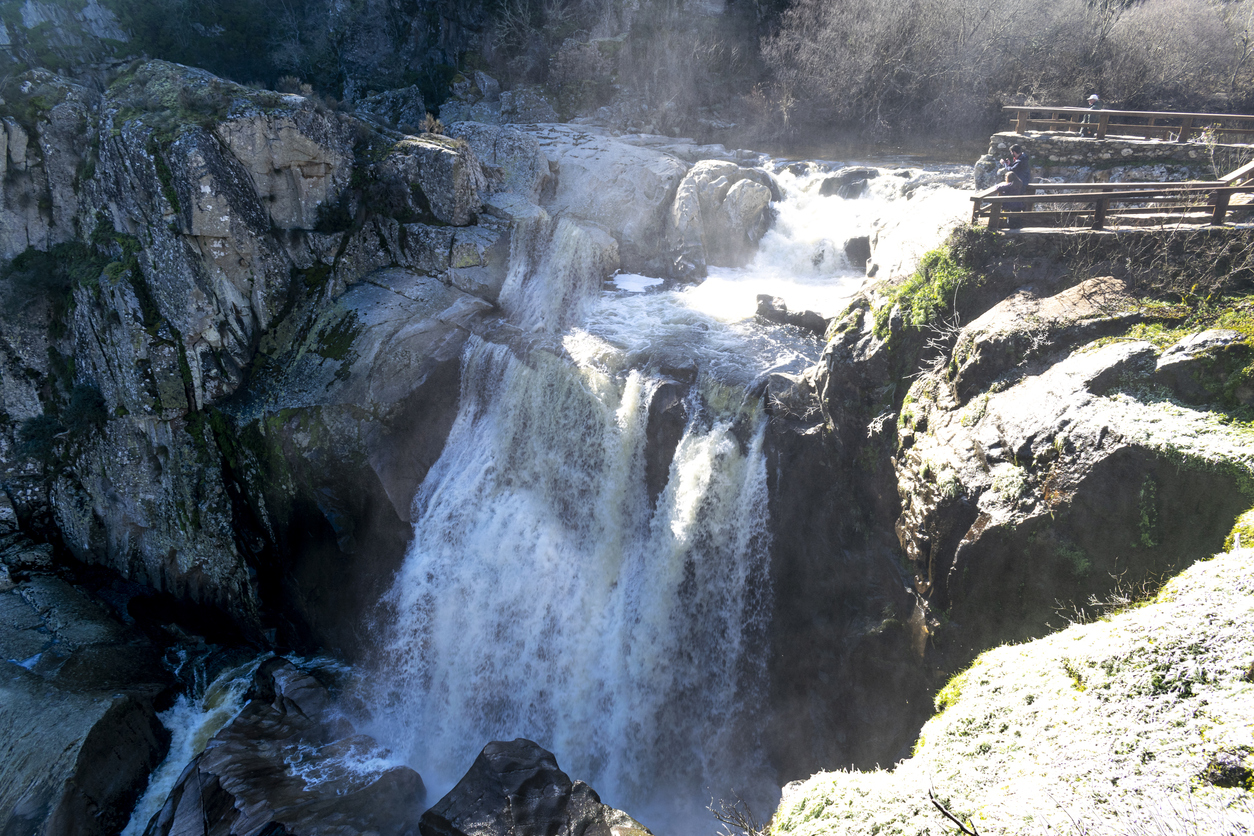 Cascada del Pozo de los Humos en Salamanca