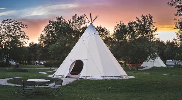 Alojamiento en un tipi