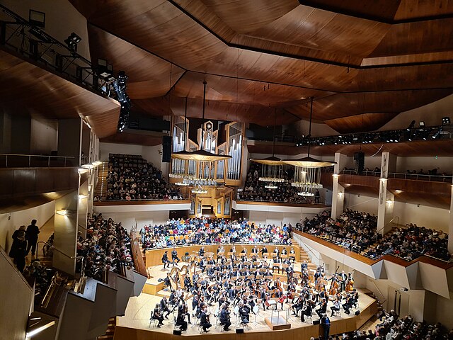 Sala de conciertos del Auditorio Nacional de España.