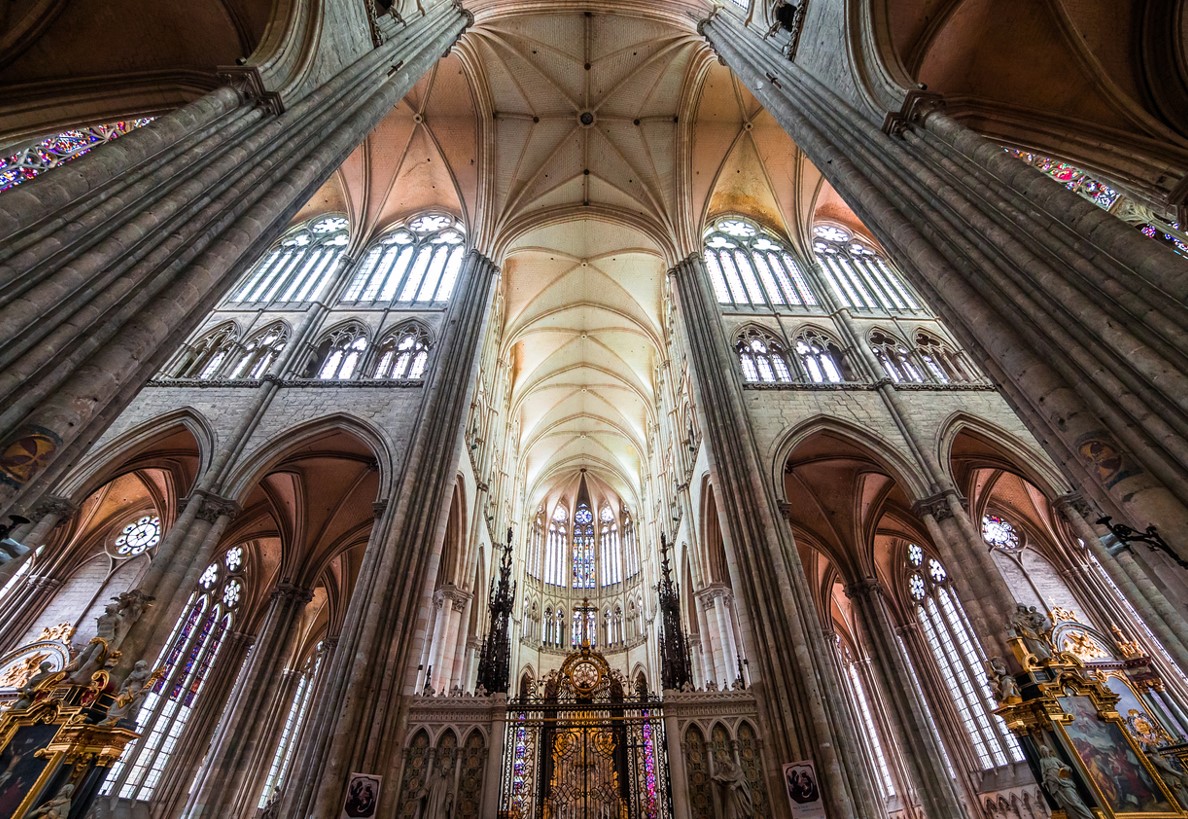 Interior de la Catedral de Amiens