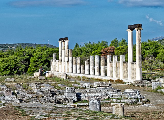 Ruinas del Santuario de Asclepio en Epidauro