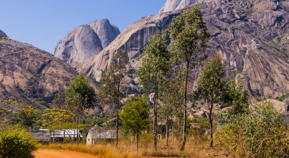 Paisaje de la Reserva de Anja, en Madagascar