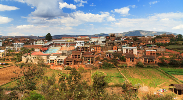 Vistas de Ambositra, en Madagascar