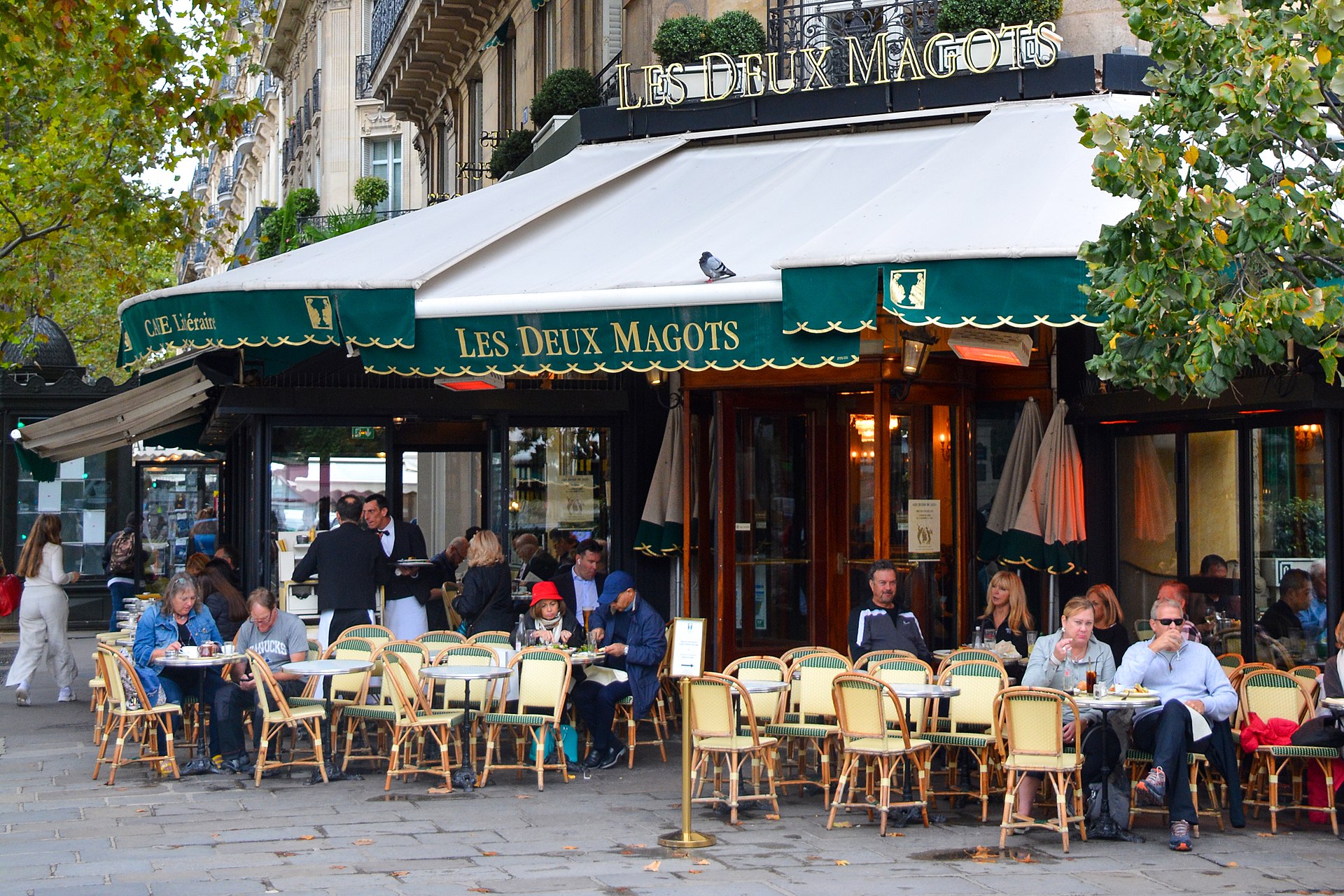 Terraza de Les Deux Magots