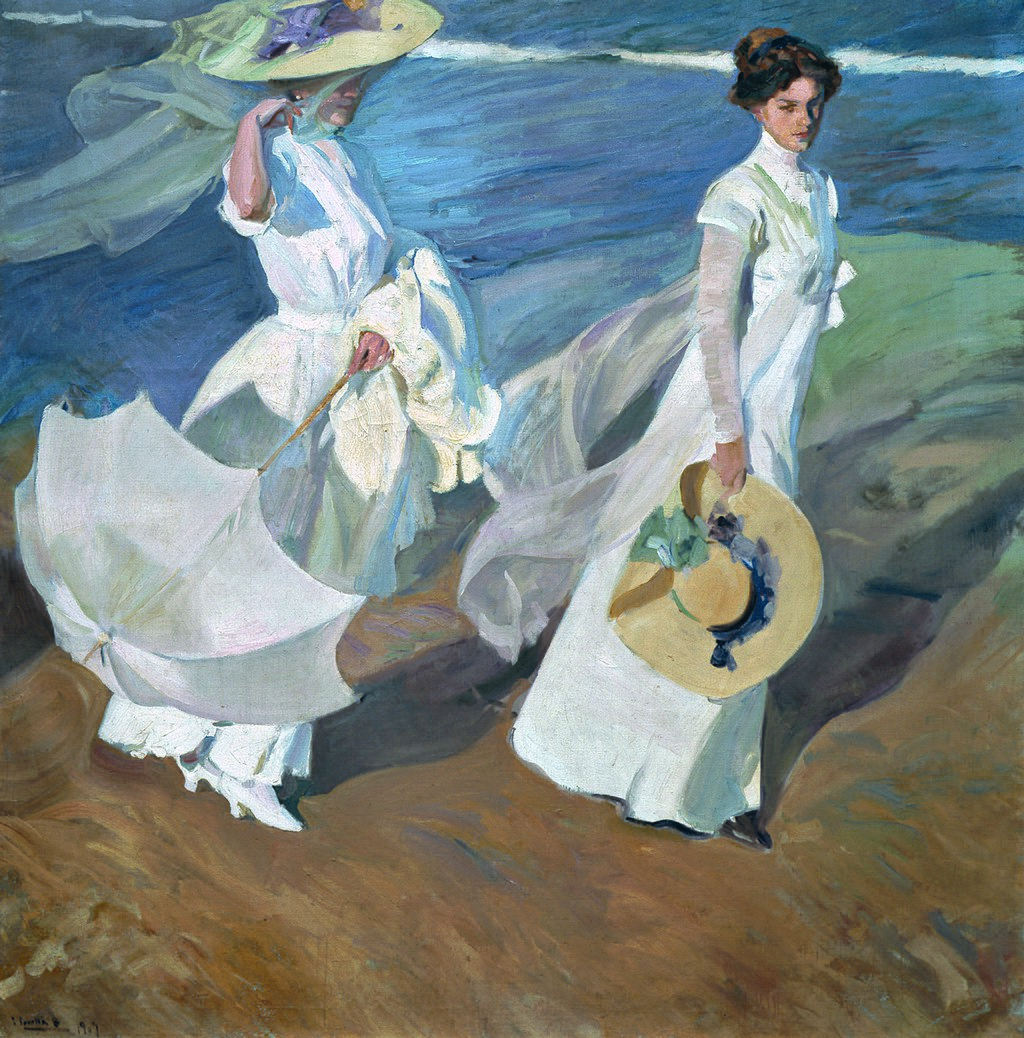 Retrato de la mujer y la hija mayor de Sorolla