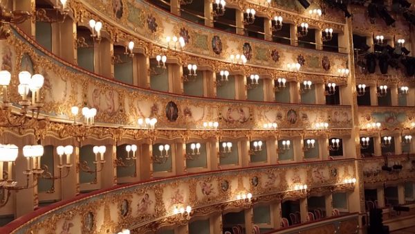 Palcos de La Fenice, en Venecia