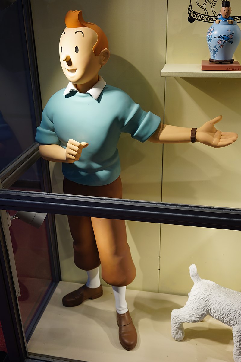 Escultura de Tintín