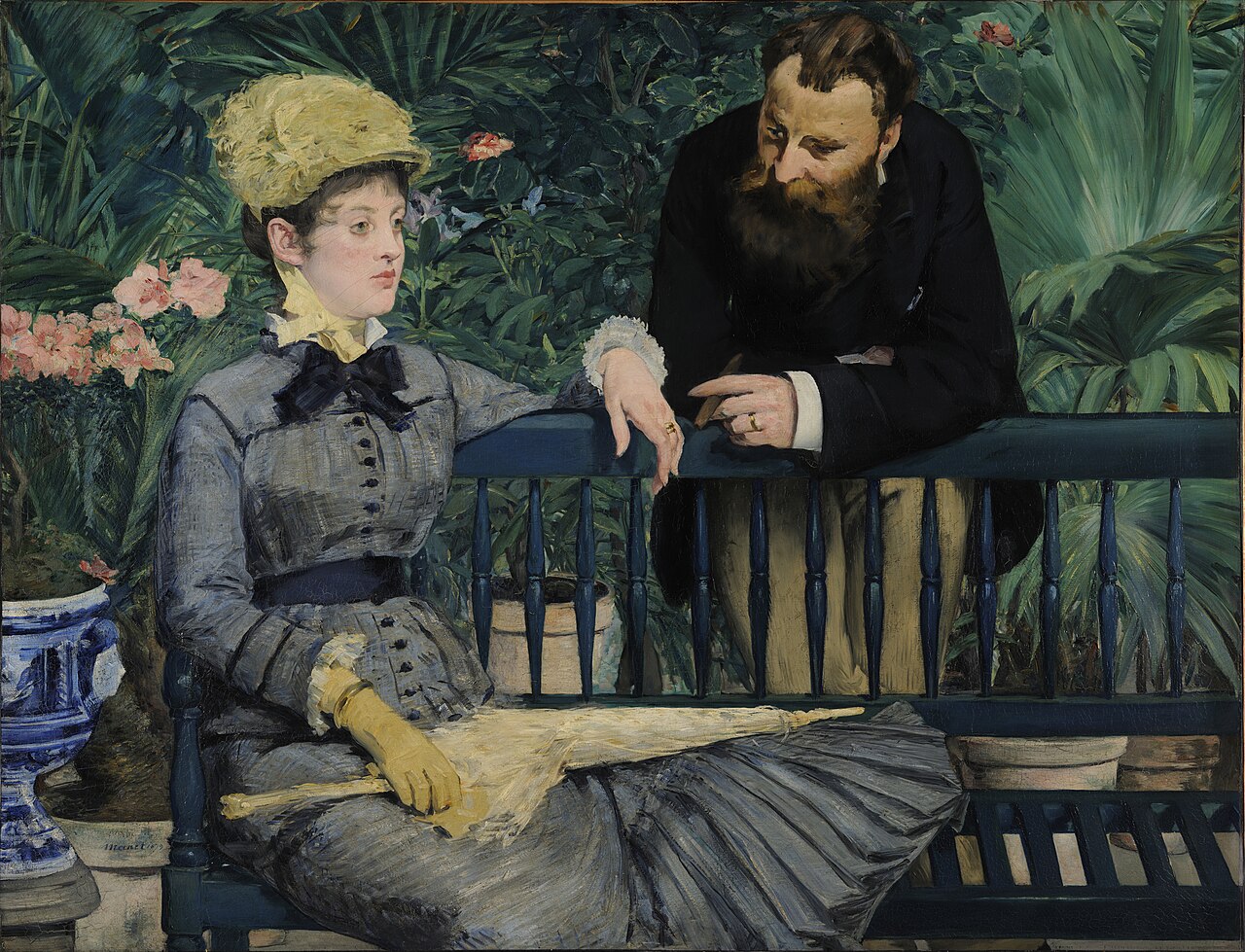 En el invernadero de Manet