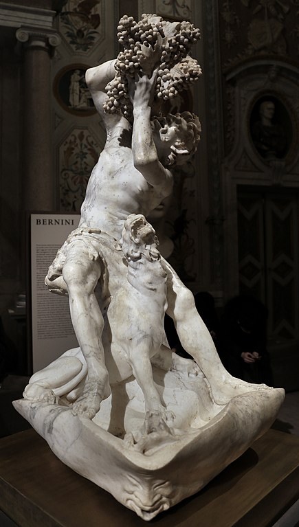 Sátiro con pantera de Bernini