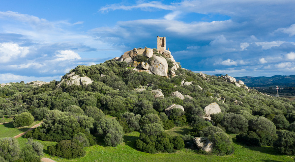 Castillo di Pedres, en Olbia