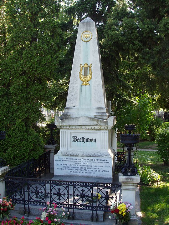Tumba de Beethoven en Viena