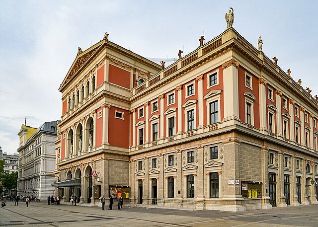 Fachada del Musikverein de Viena