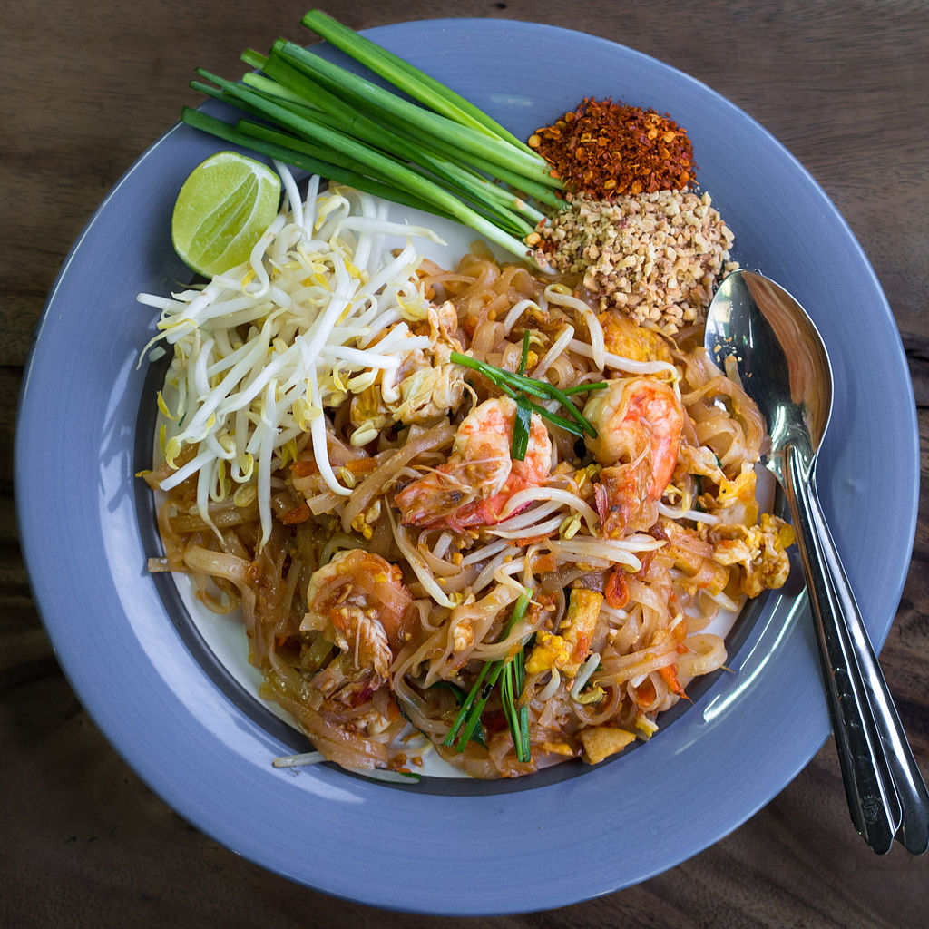 Pad Thai, comida callejera en Tailandia