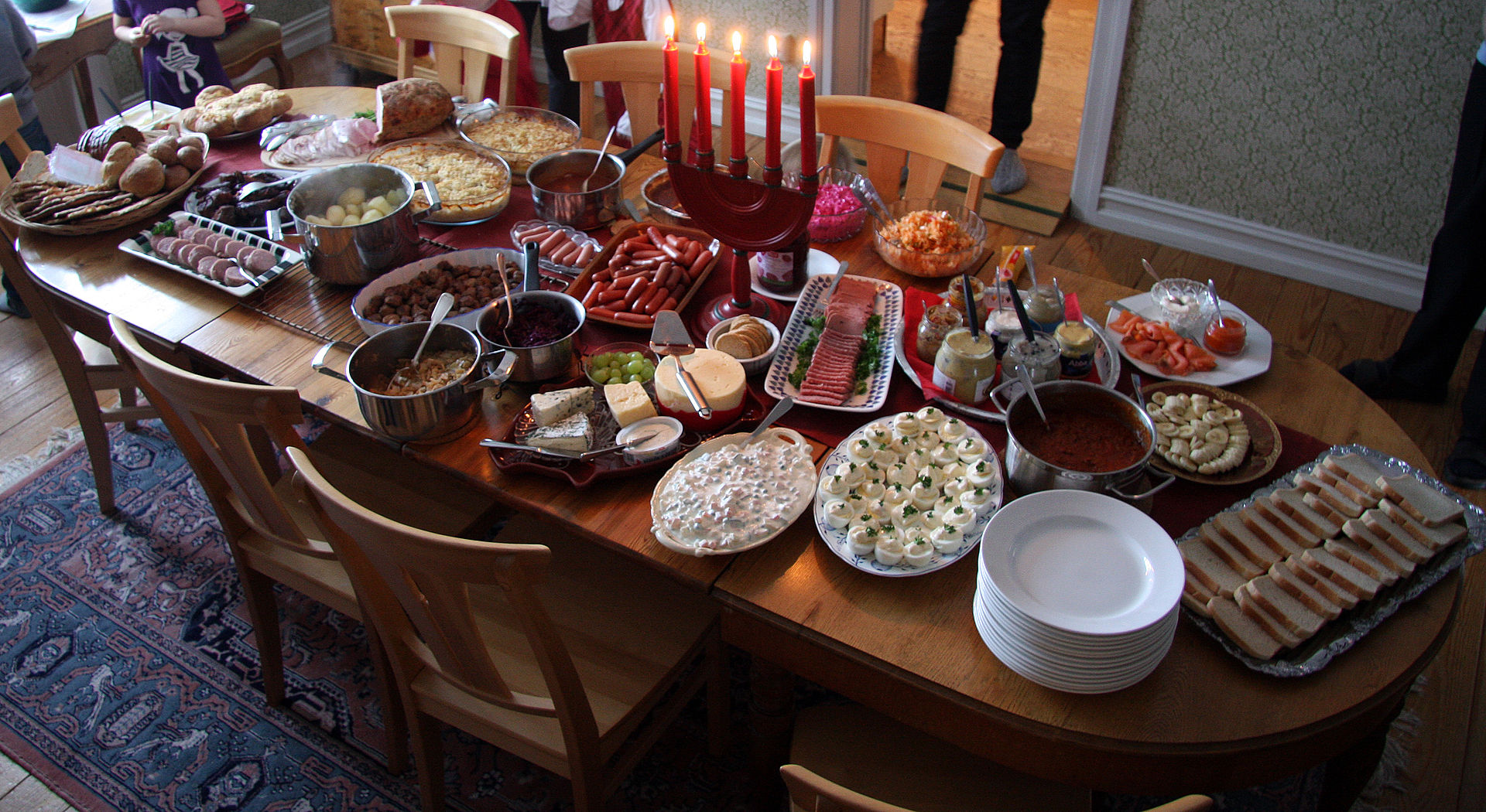 Julbord, tradicional cena navideña en Suecia