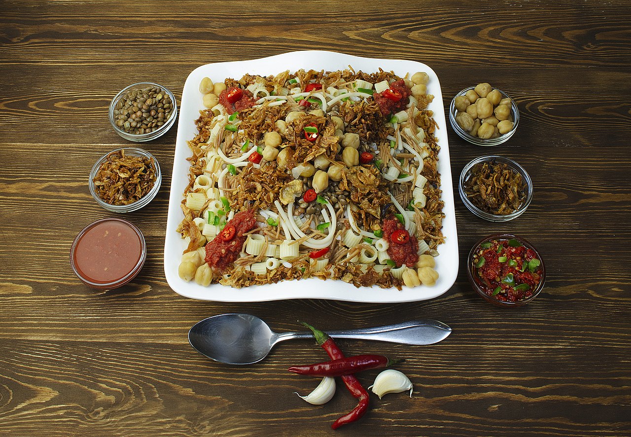 Plato de Kushari
