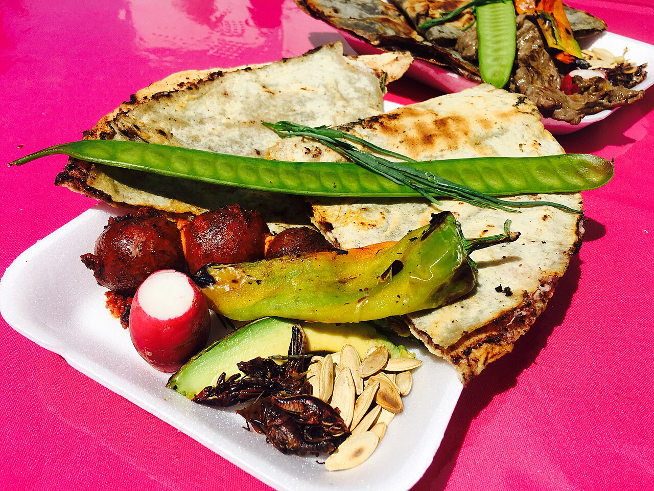 Tlayuda, receta típica de México