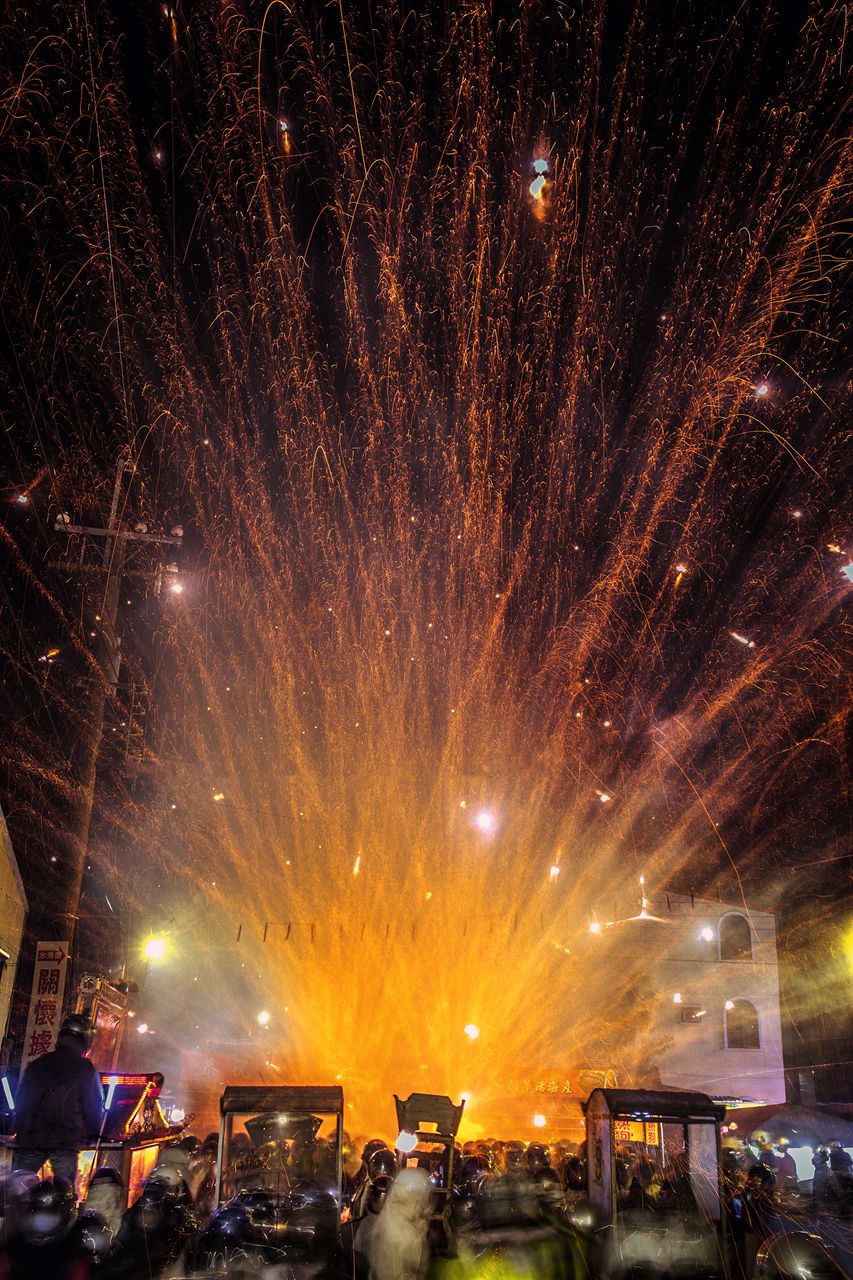 Festival cohetes de Yangshui