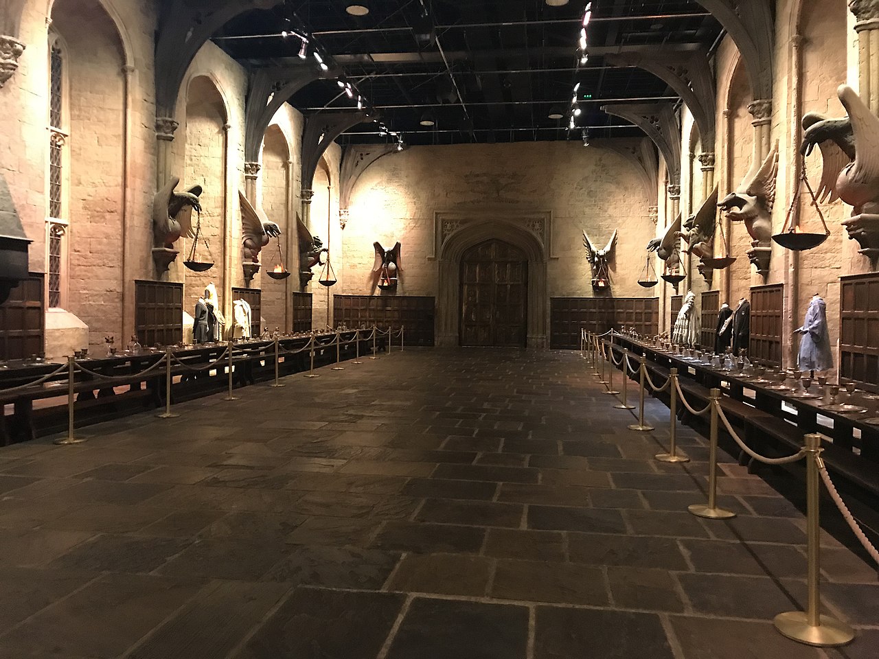 Salón de la Academia de Harry Potter en los Warner Bros Studios de Londres