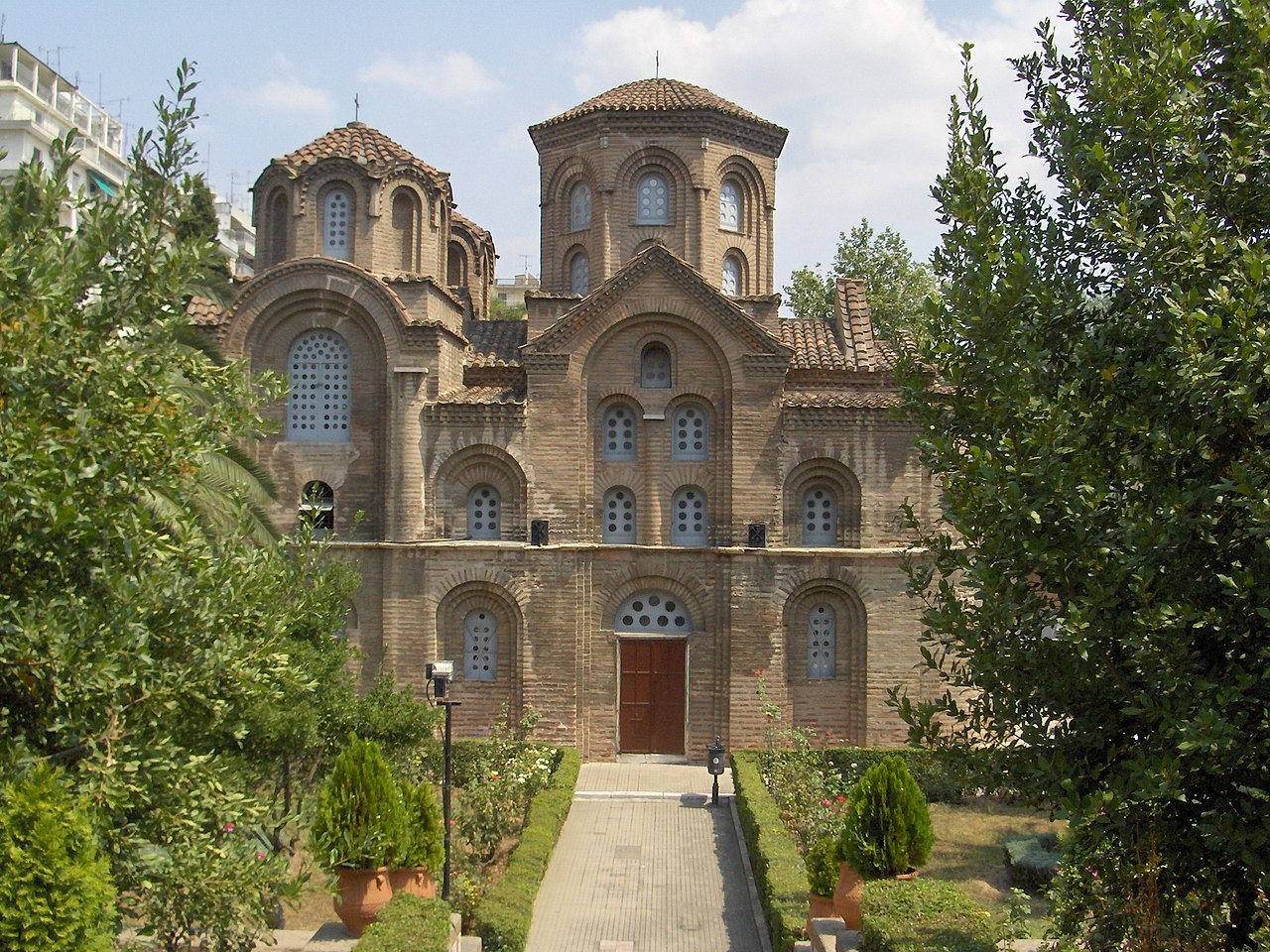 Fachada de Panagia Chalkeon en Tesalónica