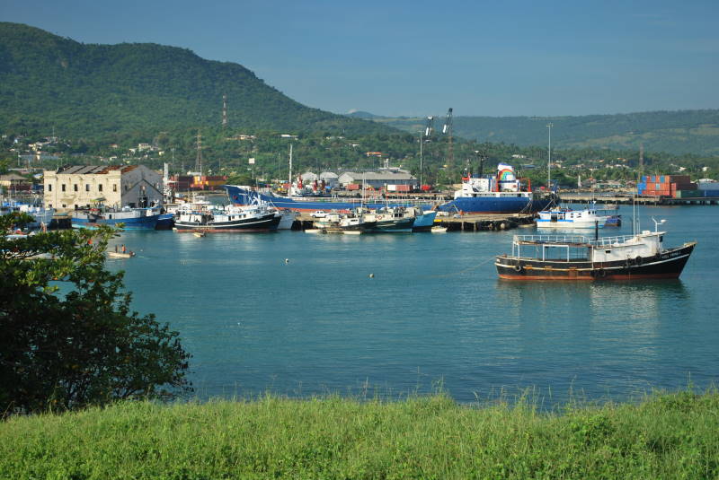 Barcos en Puerto Plata, República Dominicana