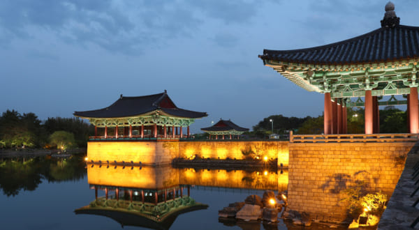 Templo budista en Gyeonju (Corea del Sur)