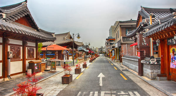 Arquitectura tradicional en Jeonju (Corea del Sur)
