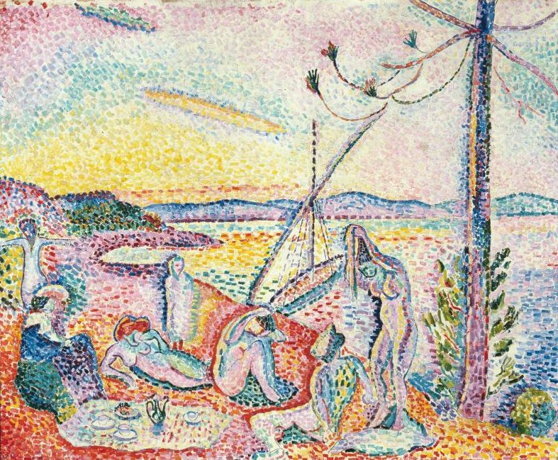 Lujo, calma y voluptuosidad, una de las primeras obras personales de Matisse