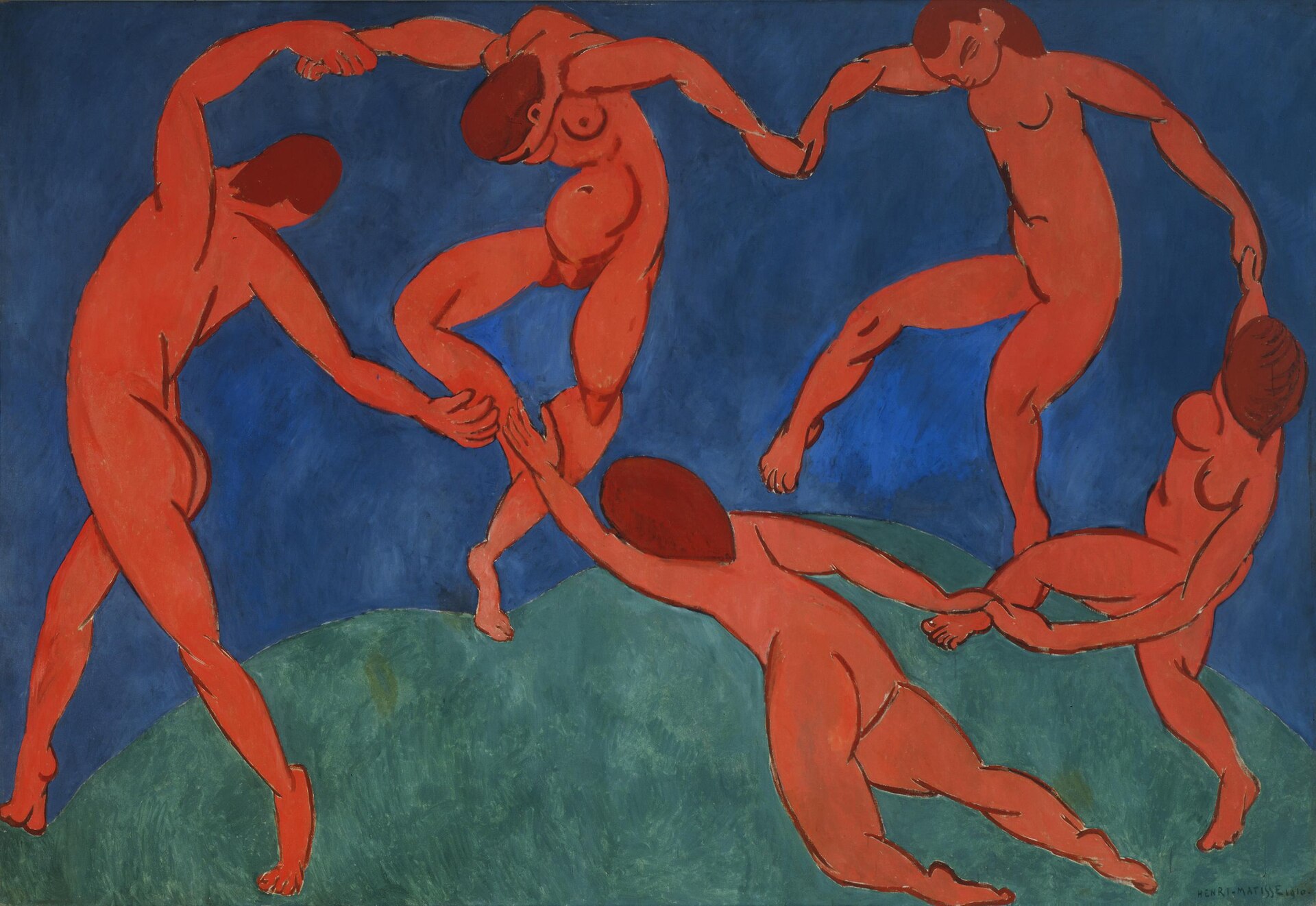 La danza, una de las obras maestras de Matisse