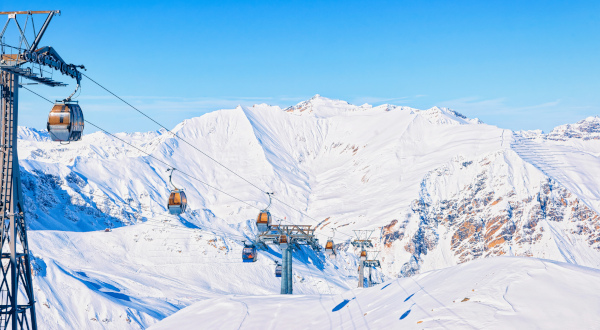 Telesilla en Kitzbuhel, Austria