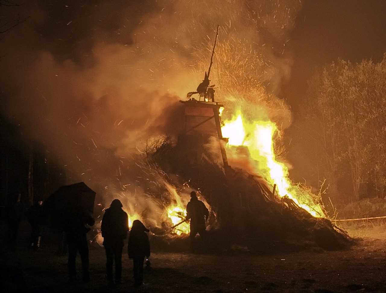 Hoguera en la noche de Walpurgis