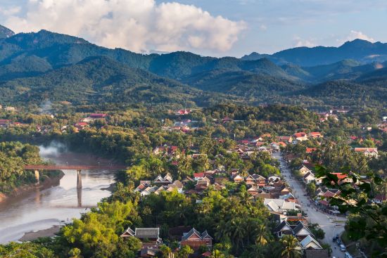 Vistas de Luang Prabang, en Laos