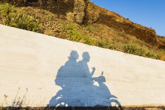 Santorini en bicicleta